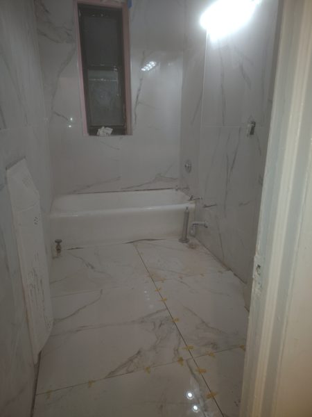 Marble Bathroom — Bathrooms project by NH Total Construction