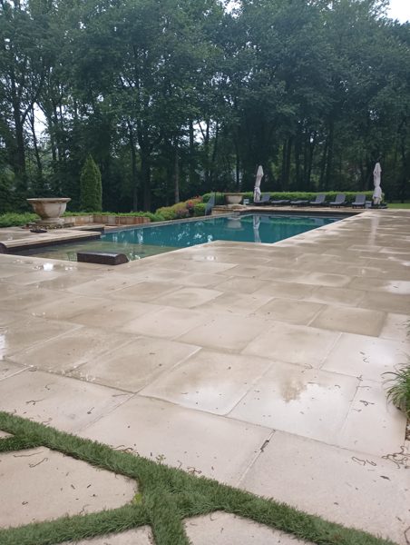 Stone Walkway — Outdoor & Hardscape project by NH Total Construction