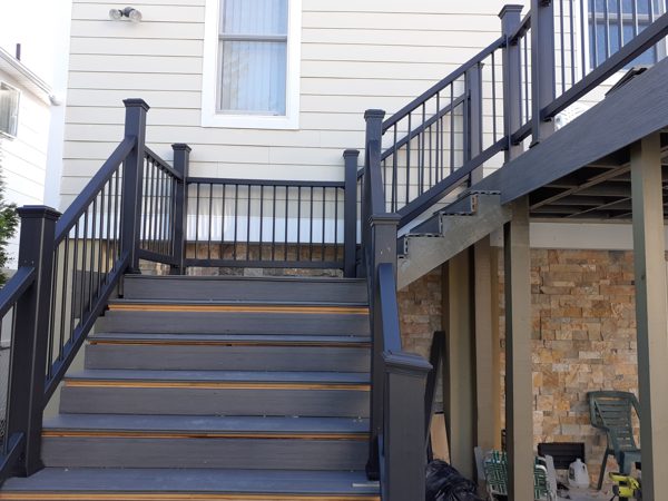 Composite Deck & Stairs — Outdoor & Hardscape project by NH Total Construction