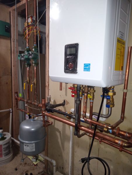 Tankless Water Heater — Plumbing & HVAC project by NH Total Construction